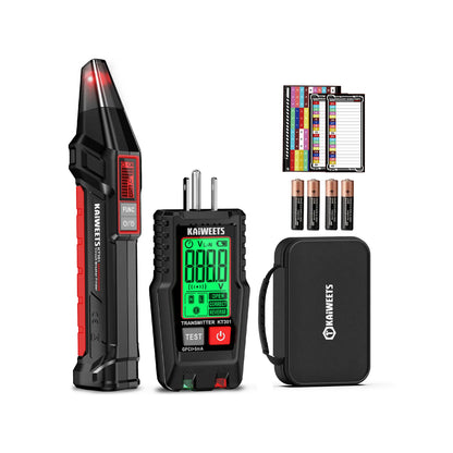Circuit Breaker Finder Kit KT301 – GFCI Tester & NCV Voltage Detector