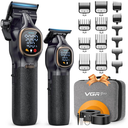 Professional Hair Clippers & Trimmer Set