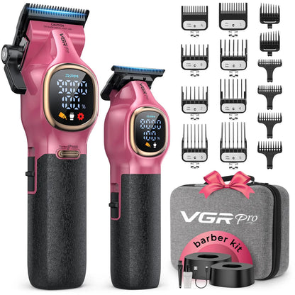 Professional Hair Clippers & Trimmer Set