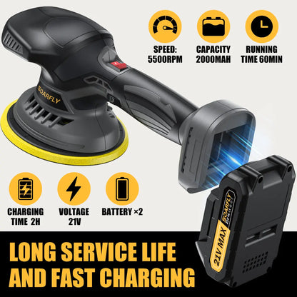 Cordless Car Buffer Polisher 21V