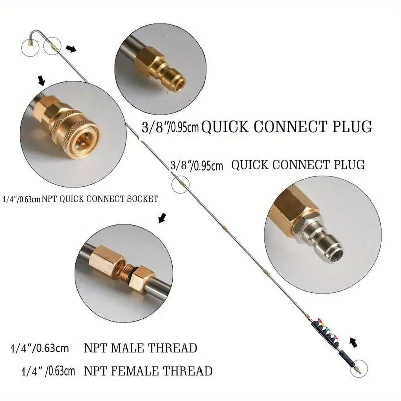 Pressure Washer Extension Wand Set