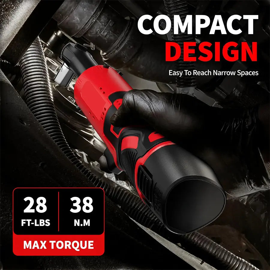 Cordless Electric Ratchet Wrench Kit 3/8"
