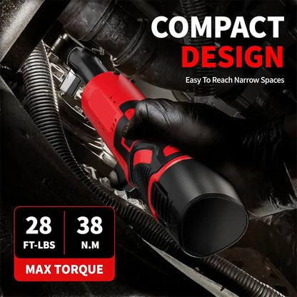 Cordless Electric Ratchet Wrench Kit 3/8"