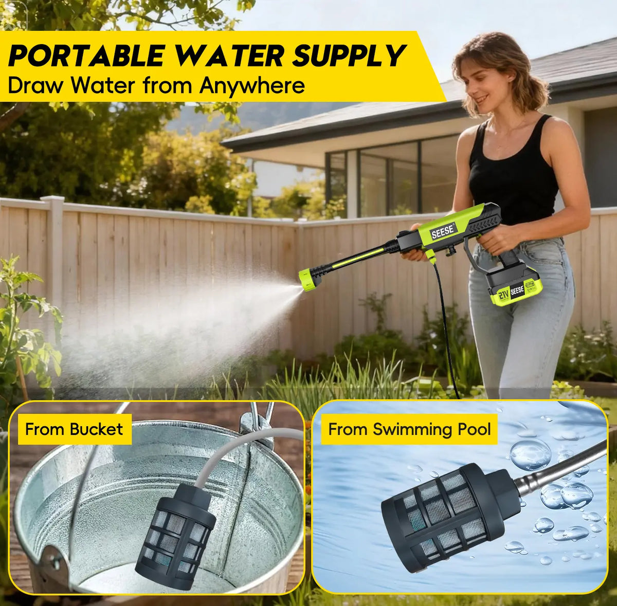 Cordless Portable Pressure Washer