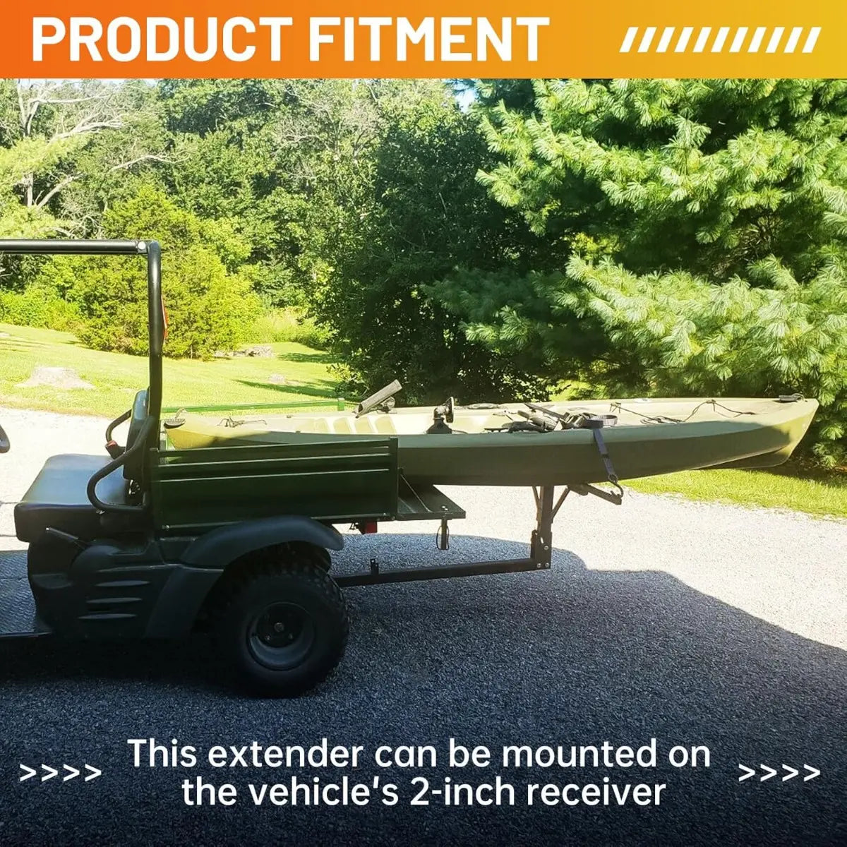 Truck Bed Hitch Extender – Foldable 4FT Extension Rack