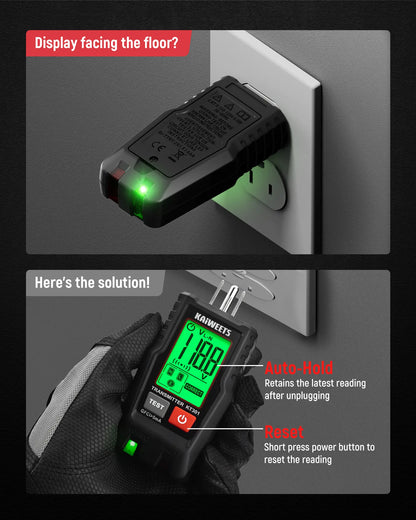 Circuit Breaker Finder Kit KT301 – GFCI Tester & NCV Voltage Detector
