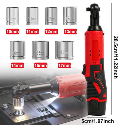 Cordless Electric Ratchet Wrench Kit 3/8"